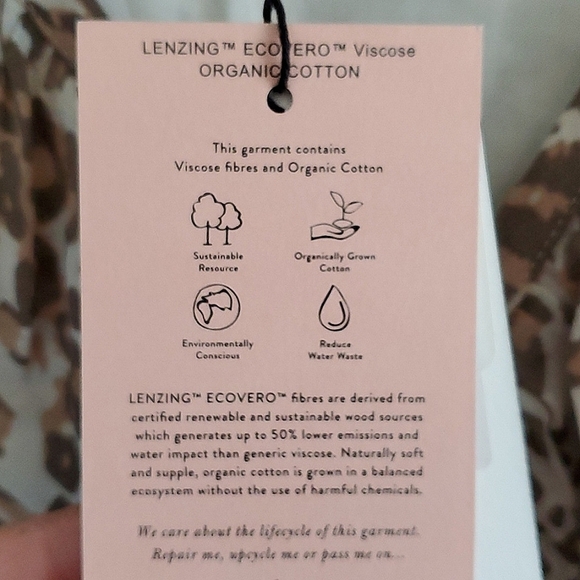 NWT Spell and the Gypsy Leopard Ada  Print Boho maxi dress size small - Picture 9 of 12